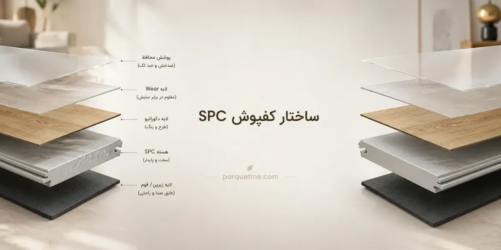 کفپوش SPC چیست و چه کاربردی در خانه، آشپزخانه و فضاهای پرتردد دارد
